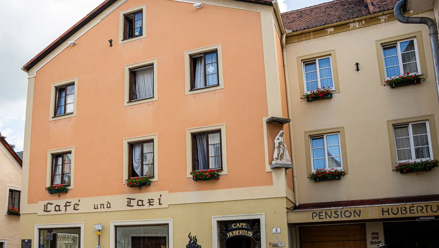 Cafè und Pension Außenbild