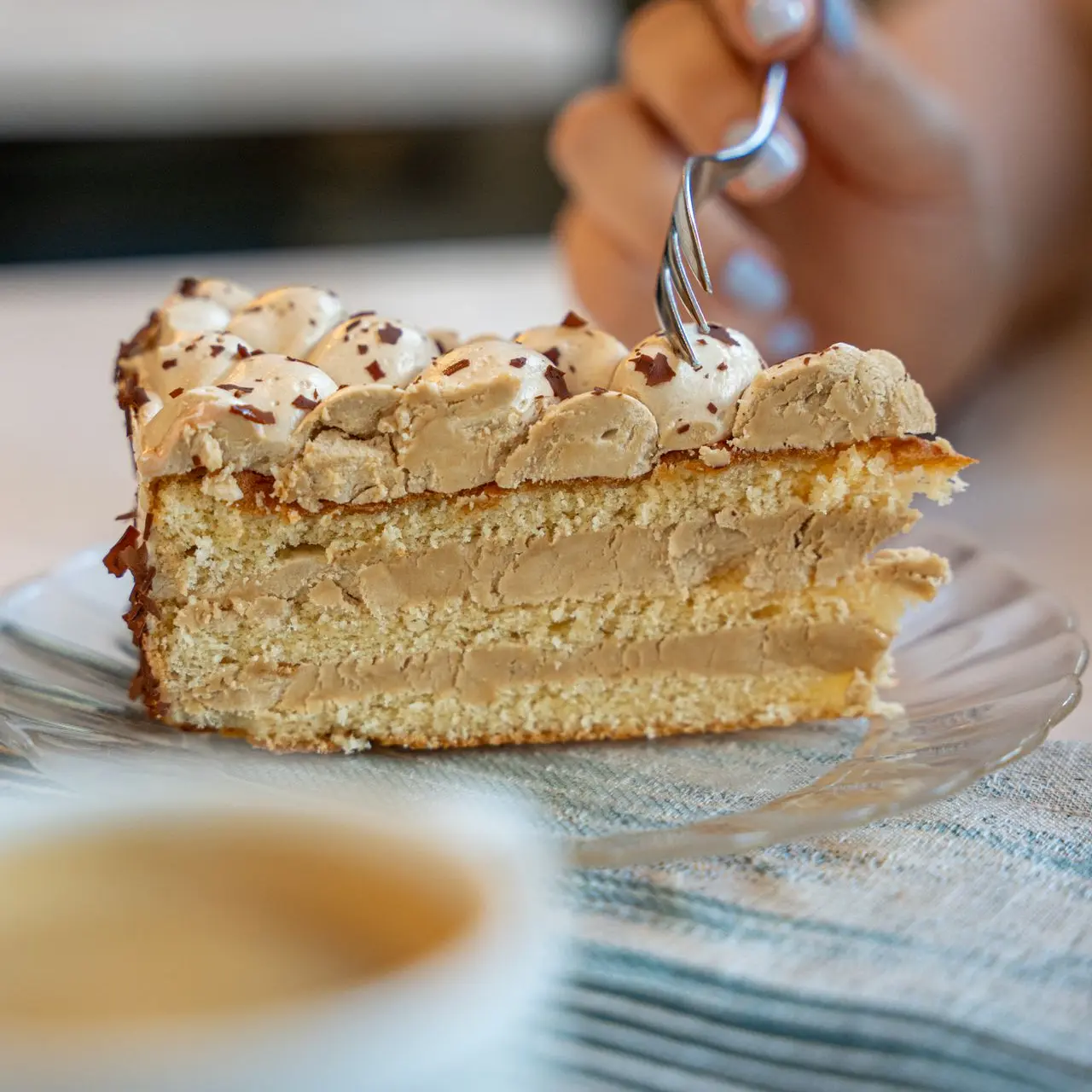 Kaffee und Mehlspeise